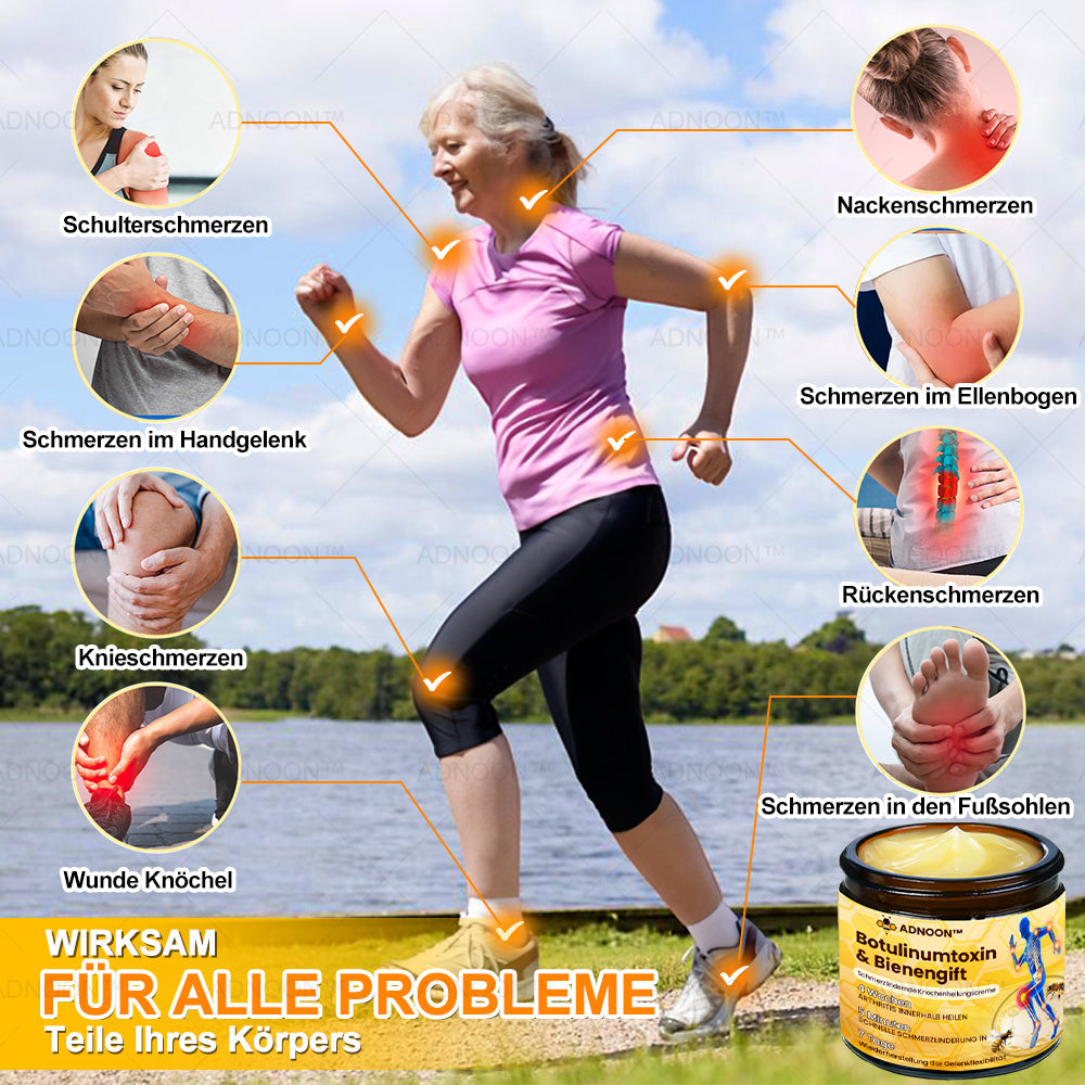 ADNOONâ˘đ¸Botulinum Toxin & Bienenvenom Schmerzlindernde Knochenheilcreme