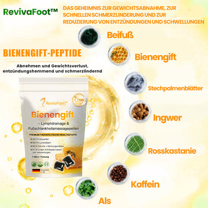 RevivaFoot™🌿🌿Bienenvenom Lymphdrainage- und Schlankheits-Fußbadperlen 70 % RABATT【Arztempfehlung - Bei allen lymphatischen Problemen und Fettleibigkeit】