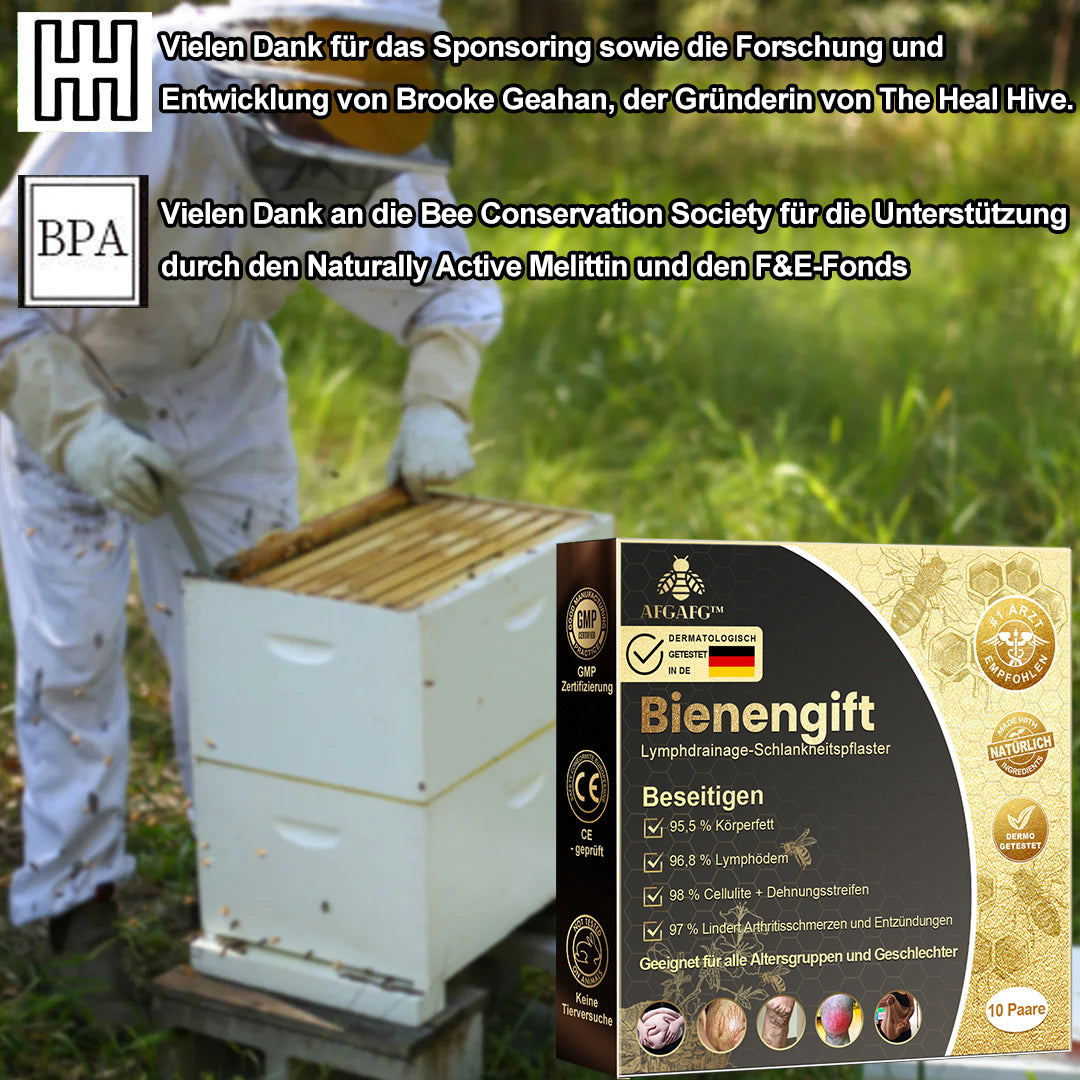 AFGAFG™🐝🐝 Bienen-Venom Lymphatischer Drainage Schlank-Patch【Empfohlen vom Arzt - Geeignet für Männer und Frauen】