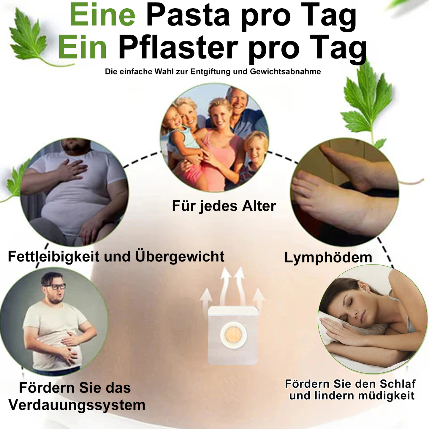 AFGAFG™🐝🐝 Bienen-Venom Lymphatischer Drainage Schlank-Patch【Empfohlen vom Arzt - Geeignet für Männer und Frauen】