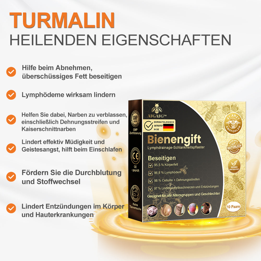 AFGAFG™🐝🐝 Bienen-Venom Lymphatischer Drainage Schlank-Patch【Empfohlen vom Arzt - Geeignet für Männer und Frauen】