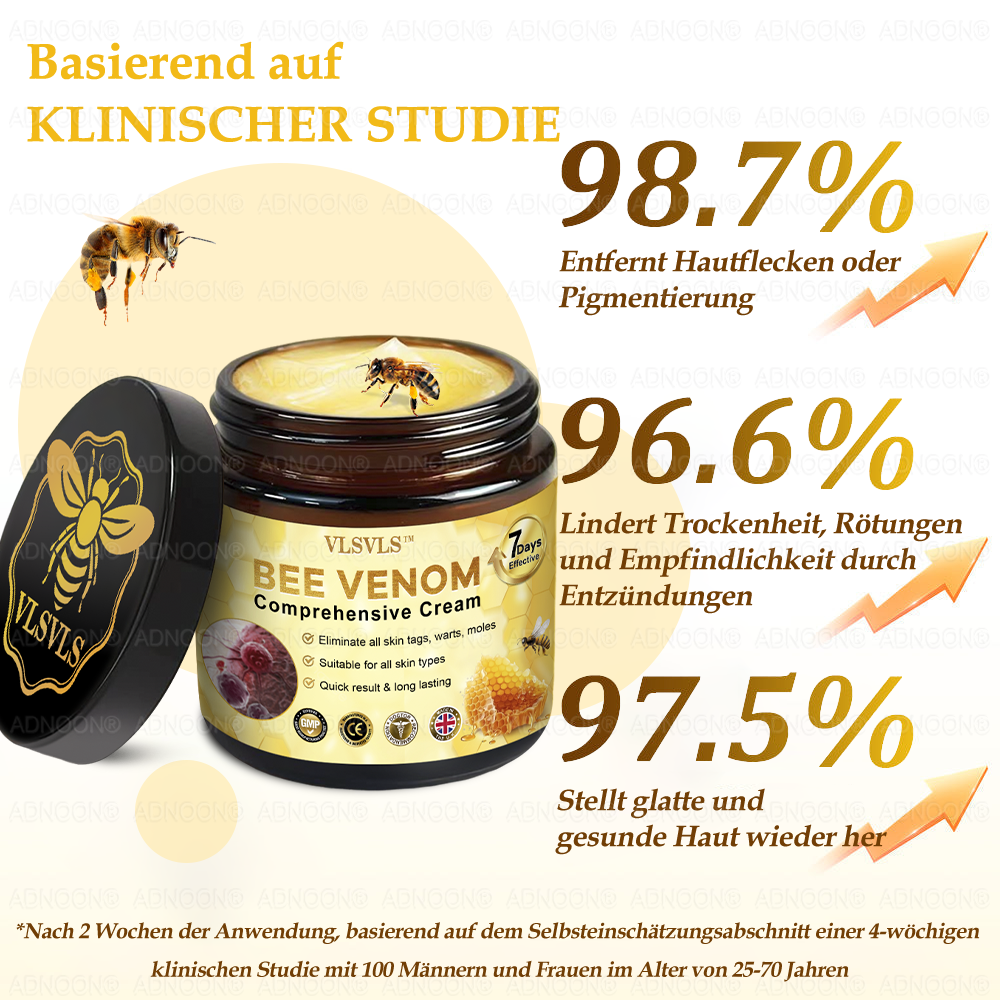 ADNOON®🌻Bienengift All-in-One Pflegecreme—Empfohlen von der DDG 🏅